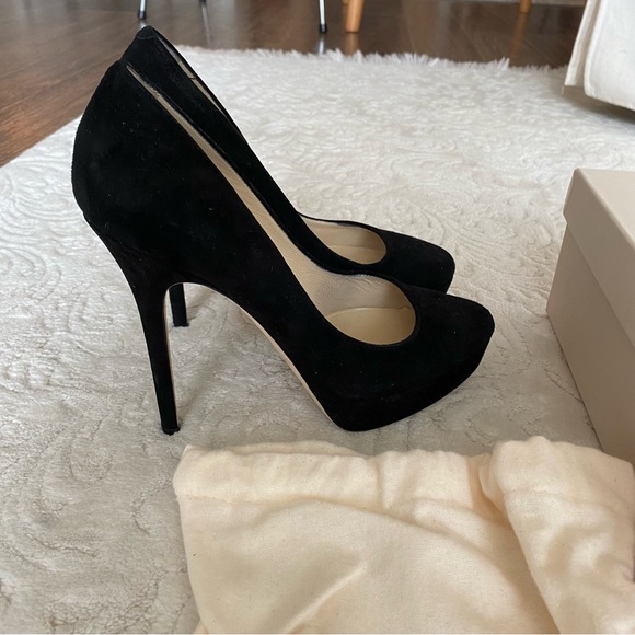 Jimmy Choo Cosmic 120 Suede Pumps - Picture 4 of 8